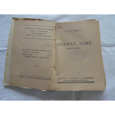 Tołstoj A.K.  DRAMAT SERC (KSIĄŻE SREBRNY)