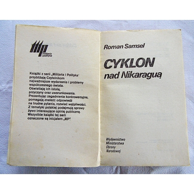 Samsel R. CYKLON NAD NIKARAGUĄ