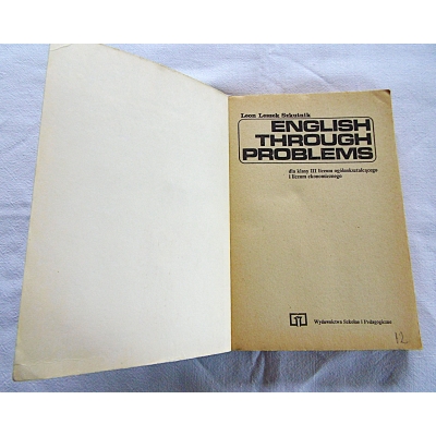 Szkutnik L.L. ENGLISH THROUGH PROBLEMS Nr 3