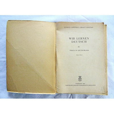 Sowińska E. WIR LERNEN DEUTSCH  IX  Ferien in Deutschland