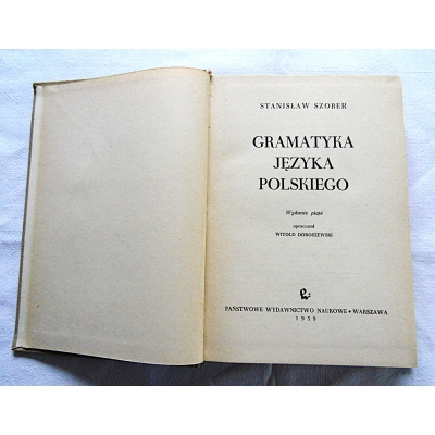 Szober S. GRAMATYKA JĘZYKA POLSKIEGO 149/11