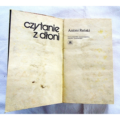 Reński A. CZYTANIE Z DŁONI  316/11