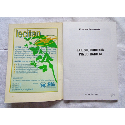 Rożnowska K. JAK SIĘ CHRONIĆ PRZED RAKIEM  92/11