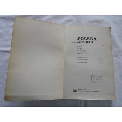 Pr.zb. POLSKA W LATACH 1795-1864  355/14