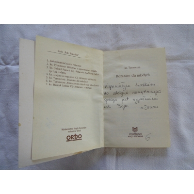 Ks.Tymoteusz   RÓŻANIEC DLA MŁODYCH Nowe rozważania różańcowe