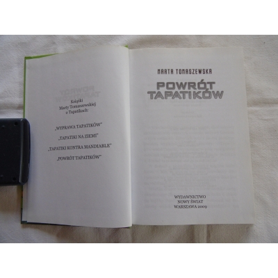 Tomaszewska M. POWRÓT TAPATIKÓW  95/12