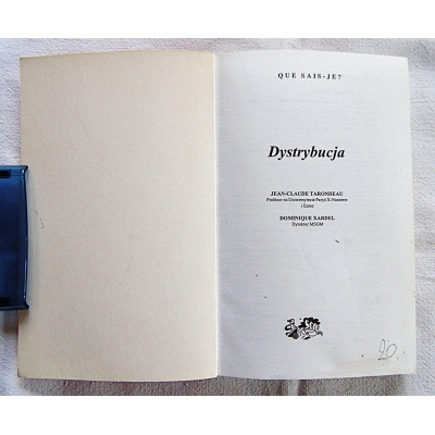 Tarondeau J-C. DYSTRYBUCJA  178/13