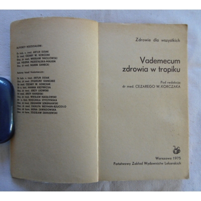 Pr.zb.  VADEMECUM ZDROWIA W TROPIKU
