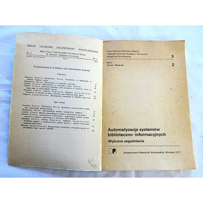 Pr.zb. AUTOMATYZACJA SYSTEMÓW BIBLIOTECZNO-INFORMACYJNYCH