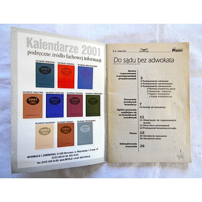 Pr.zb. DO SĄDU BEZ ADWOKATA   Poradnik prawny nr 14