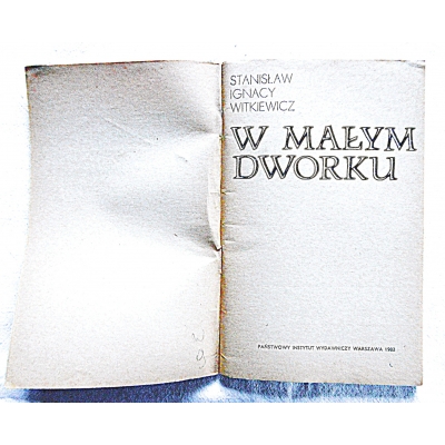 Witkiewicz S.I.  W MAŁYM DWORKU  31/9