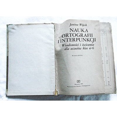 Wójcik J. NAUKA ORTOGRAFII I  INTERPUNKCJI 465/04