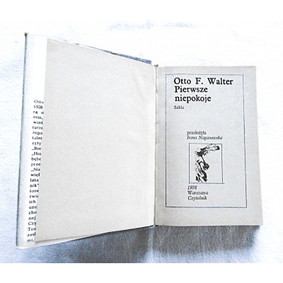 Walter O.F. PIERWSZE NIEPOKOJE Szkic  170/13