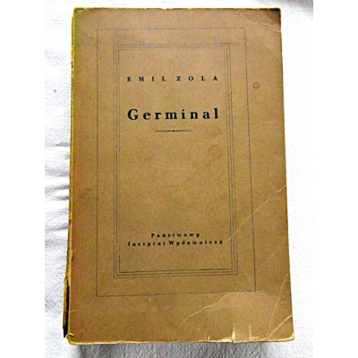 Zola E. GERMINAL  391/13