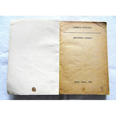 Zapolska G. MENADŻERIA LUDZKA  Nowele