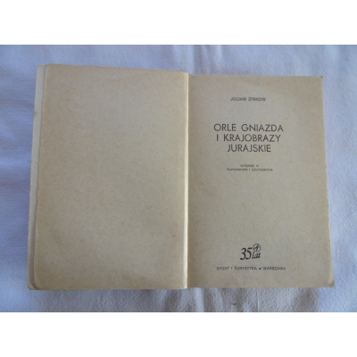 Zinkow J. ORLE GNIAZDA I KRAJOBRAZY JURAJSKIE  89/13