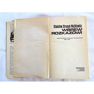 Strumph-Wojtkiewicz S. WBREW ROZKAZOWI  206/9