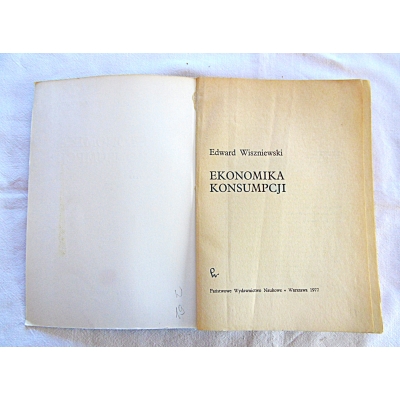 Wiszniewski E. EKONOMIKA KONSUMPCJI  92/11