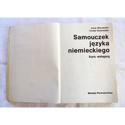 Wierzbicka I. SAMOUCZEK JĘZYKA NIEMIECKIEGO