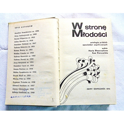 Pr.zb. W STRONĘ MŁODOŚCI  Antologia polskich opowiadań współczesnych