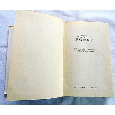 Pr.zb. NOWELE RZYMSKIE  206/9