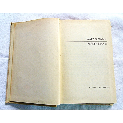 Pr.zb. MAŁY SŁOWNIK PISARZY ŚWIATA  206/9