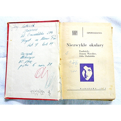 Pr.zb. NIEZWYKŁE OLKULARY  Opowiadania