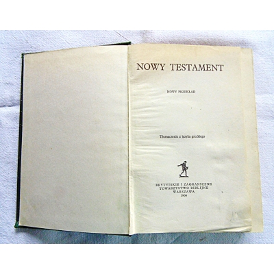 Pr.zb.  NOWY TESTAMENT  Nowy przekład