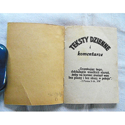 Pr.zb. TEKSTY DZIENNE I KOMENTARZE  206/9