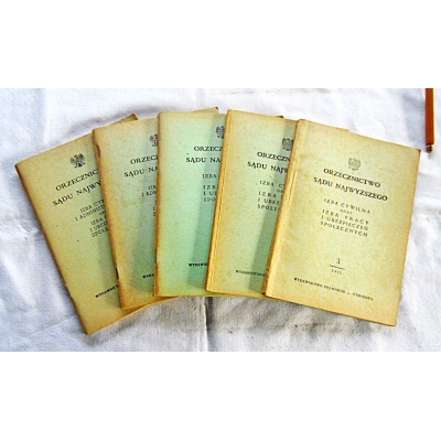 Pr.zb. ORZECZNICTWO SĄDU NAJWYŻSZEGO (5 orzeczeń)   206/9