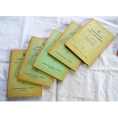 Pr.zb. ORZECZNICTWO SĄDU NAJWYŻSZEGO (5 orzeczeń)   206/9