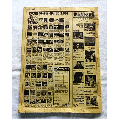 Pr.zb.  pop EXPRESS Nr. 3, 4, Juli 1974
