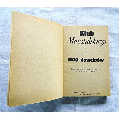 Pr.zb. KLUB MASZTALSKIEGO /1000 dowcipów/  206/9