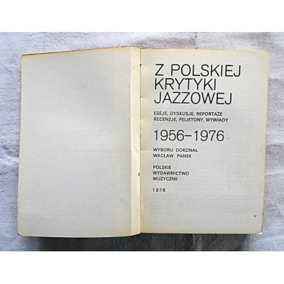 Pr.zb. Z POLSKIEJ KRYTYKI JAZZOWEJ  206/9