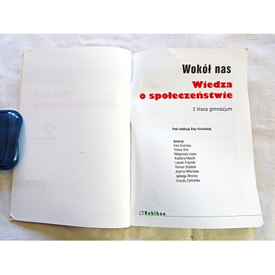 Pr.zb. WIEDZA O SPOŁECZEŃSTWIE Wokół nas  2 klasa gimnazjum