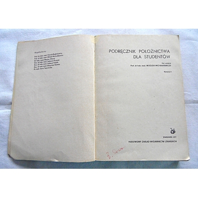 Pr.zb. PODRĘCZNIK POŁOŻNICTWA DLA STUDENTÓW
