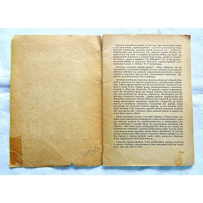 Pr.zb. LITERACKA ZGADUJ ZGADULA!  206/9