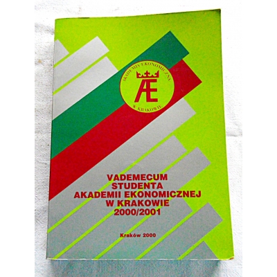 Pr.zb. VADEMECUM STUDENTA AKADEMII EKONOMICZNEJ w KRAKOWIE...