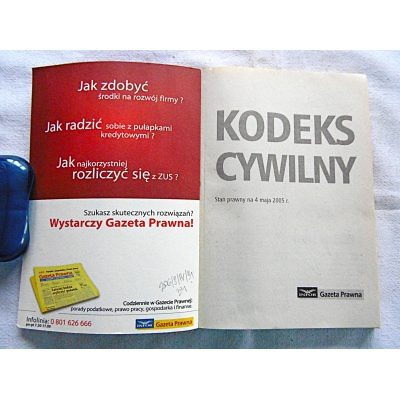 Pr.zb. KODEKS CYWILNY Stan prawny na 4 maja 2006 r.