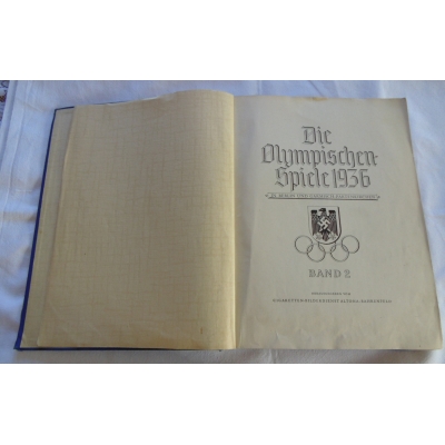 Pr.zb. DIE OLYMPISCHEN-SPIELE 1936 in Berlin und Garmisch-Partenkirchen  Band 2