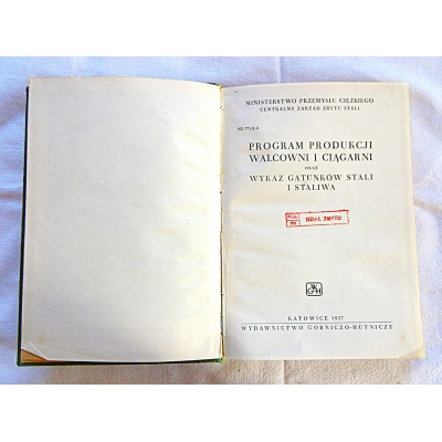 Pr.zb. PROGRAM PRODUKCJI WALCOWNI I CIĄGARNI oraz...