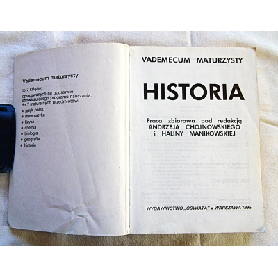Pr.zb. HISTORIA Vademecum maturzysty 130/16