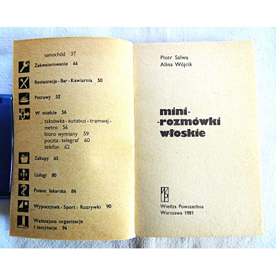 Salwa P. MINI ROZMÓWKI WŁOSKIE  206/9