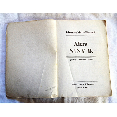 Simmel J.M. AFERA NINY B.  130/16