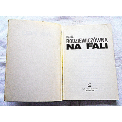 Rodziewiczówna M. NA FALI  56/8