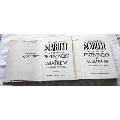 Ripley A. SCARLETT ciąg dalszy PRZEMINĘŁO Z WIATREM  M. Miitchel Tom I,II