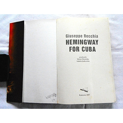 Recchia G. HEMINGWAY FOR CUBA 426/12