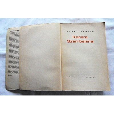Rawicz J. KARIERA SZMBELANA  135/9