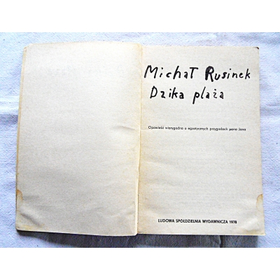 Rusinek M. DZIKA PLAŻA  234/12