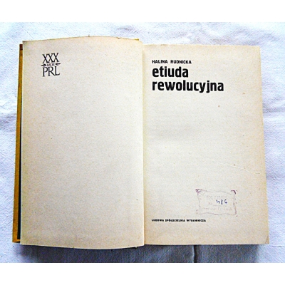 Rudnicka H. ETIUDA REWOLUCYJNA  425/14
